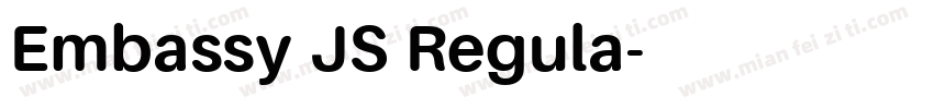 Embassy JS Regula字体转换